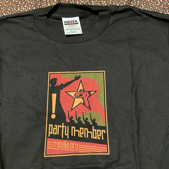 Netscape Party Member Mozilla.org T-shirt - Picture 2 of 4